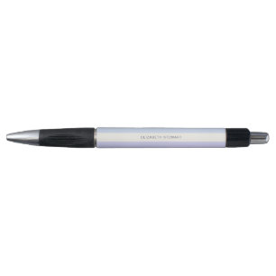 Eenvoudige moderne Light Blue en Lavender Name Pen