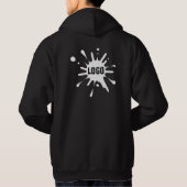 Eenvoudige moderne Logo Crest promotionele zakelij Hoodie (Achterkant)