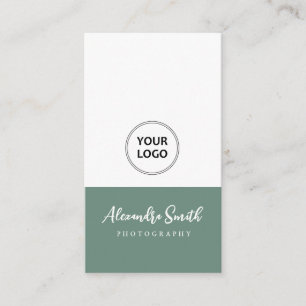 eenvoudige moderne logo fotograaf Visitekaartje