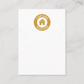 Eenvoudige, moderne Logo-Ketting-racelet-kaart Visitekaartje (Voorkant)