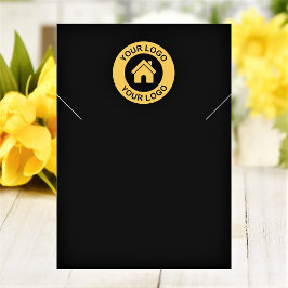 Eenvoudige, moderne Logo-Ketting-racelet-kaart Visitekaartje