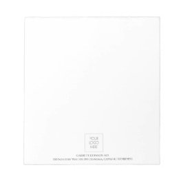 Eenvoudige moderne Logo-minimalistische arts Notitieblok