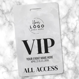 Eenvoudige moderne logo VIP-pas Badge