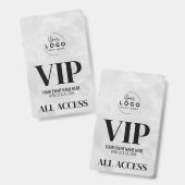 Eenvoudige moderne logo VIP-pas Badge (Voor- en achterkant)