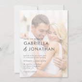 Eenvoudige moderne magenta-uitnodiging voor een ro kaart (Voorkant)