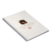 Eenvoudige Moderne Manuscript Trendy Rainbow Notitieboek (Rechterzijde)