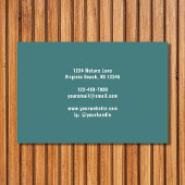 Eenvoudige moderne mid eeuw retro kamer decor visitekaartje