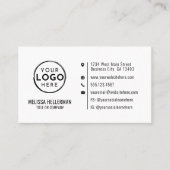 Eenvoudige moderne minimale professionele foto uw visitekaartje (Voorkant)