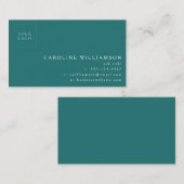 Eenvoudige, moderne, minimale professionele Logo E Visitekaartje (Voorkant / Achterkant)