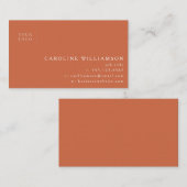 Eenvoudige, moderne, minimale professionele Logo T Visitekaartje (Voorkant / Achterkant)