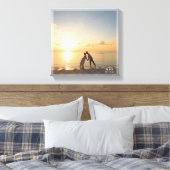 Eenvoudige, moderne, minimalistische aangepaste br canvas afdruk (Insitu (Slaapkamer))