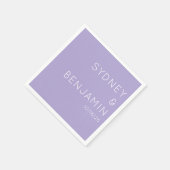 Eenvoudige, moderne, minimalistische aangepaste br servet (Hoek)