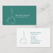 Eenvoudige Moderne Minimalistische Bewijsheid Visitekaartje (Voorkant / Achterkant)