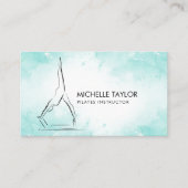 Eenvoudige Moderne Minimalistische Bewijsheid Visitekaartje (Voorkant)