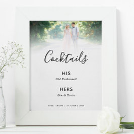 Eenvoudige Moderne Minimalistische Drinken voor de Poster