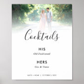 Eenvoudige Moderne Minimalistische Drinken voor de Poster (Voorkant)