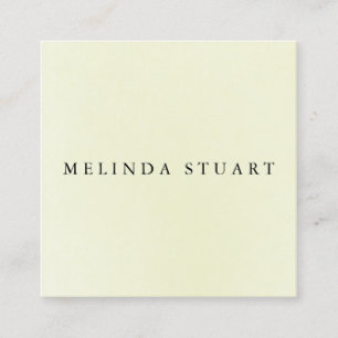 Eenvoudige Moderne Minimalistische Elegant Vierkante Visitekaartje