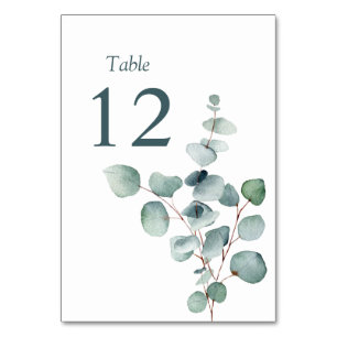 Eenvoudige Moderne Minimalistische Eucalyptus Tak Kaart