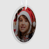 Eenvoudige, moderne, minimalistische foto ornament (voorkant)