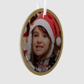 Eenvoudige, moderne, minimalistische foto ornament (voorkant)