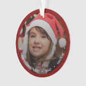 Eenvoudige, moderne, minimalistische foto ornament (voorkant)