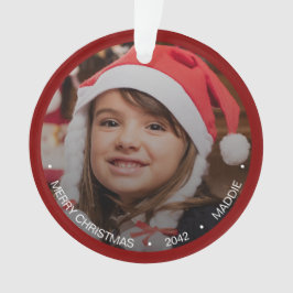 Eenvoudige, moderne, minimalistische foto ornament