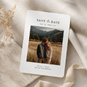 Eenvoudige Moderne Minimalistische Foto Save the D Date
