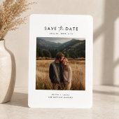 Eenvoudige Moderne Minimalistische Foto Save the D Date