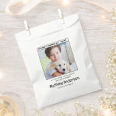 Eenvoudige moderne minimalistische foto van Birthd Bedankzakje (Geknipt)