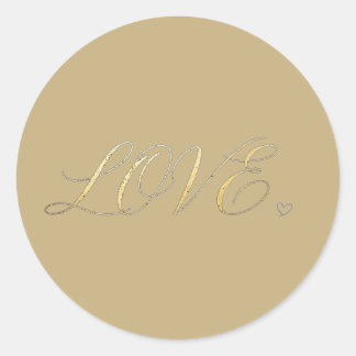 Eenvoudige moderne minimalistische LIEFDE sticker