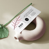 Eenvoudige moderne minimalistische orde dank u mini visitekaartjes