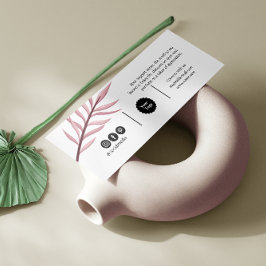 Eenvoudige moderne minimalistische orde dank u mini visitekaartjes