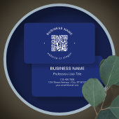 Eenvoudige moderne minimalistische QR-code | Marin Visitekaartje