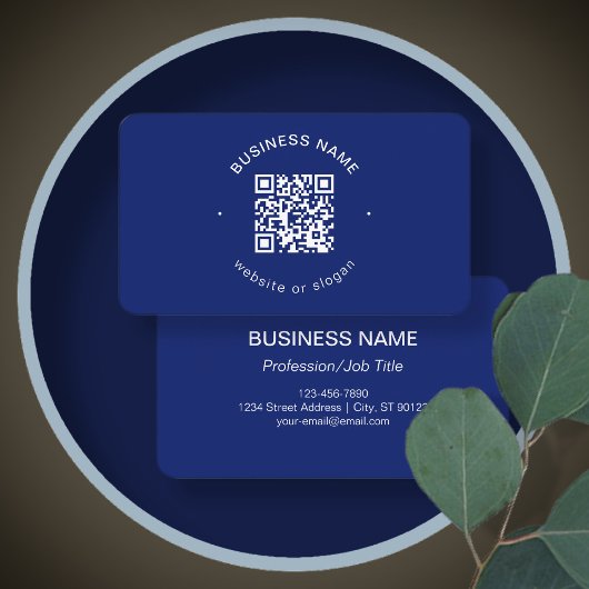 Eenvoudige moderne minimalistische QR-code | Marin Visitekaartje