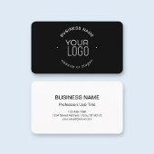 Eenvoudige moderne minimalistische sjabloon | zwar visitekaartje