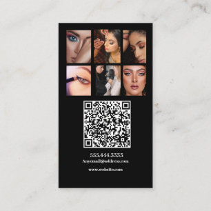 Eenvoudige moderne minimalistische sociale media visitekaartje