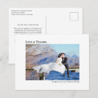 Eenvoudige Moderne Minimalistische Trouwfoto Liefd