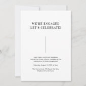 Eenvoudige moderne minimalistische typografie zwar kaart (Voorkant)