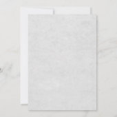 Eenvoudige, moderne minimalistische uitnodiging to (Achterkant)