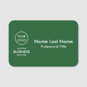 Eenvoudige moderne minimalistische zakelijke Logo  Naamplaatje (Voorkant)