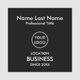 Eenvoudige moderne minimalistische zakelijke Logo  Naamplaatje