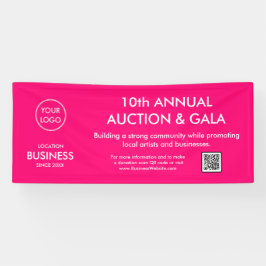 Eenvoudige moderne minimalistische zakelijke Logo  Spandoek