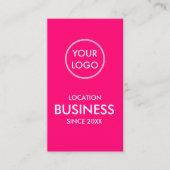 Eenvoudige moderne minimalistische zakelijke Logo  Visitekaartje (Voorkant)