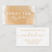 Eenvoudige moderne mobiele sproeier visitekaartje (Voorkant / Achterkant)