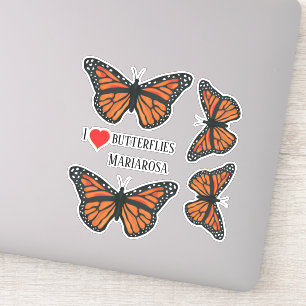 Eenvoudige moderne monarch Butterflies Garden Inse Sticker