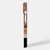 Eenvoudige moderne monogram foto Persoonlijke naam Case-Mate iPhone Case (Achterkant / Links)