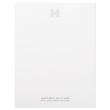 Eenvoudige Moderne Monogram Gepersonaliseerde Bero