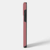 Eenvoudige Moderne Monogramnaam iPhone Hoesje (Linkerkant)