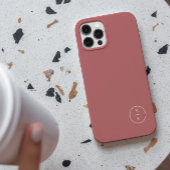 Eenvoudige Moderne Monogramnaam iPhone Hoesje