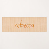 Eenvoudige moderne naam yogamat (Voorkant (horizontaal))